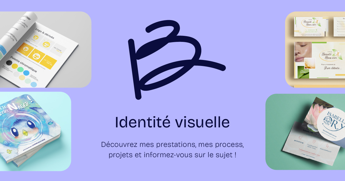 Logo et identité visuelle par Laurine Baulande, Graphiste à Angers